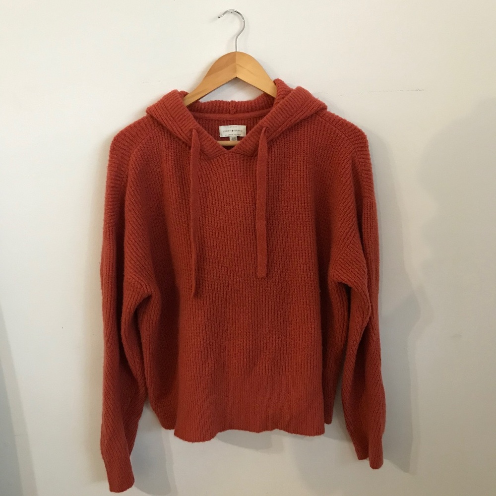 Lucky Brand Pullover Longsleeve Hoodie Sweater